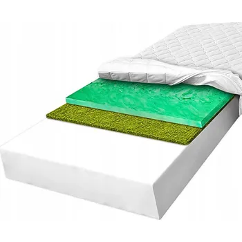 Matrace Pěnová Matrace 180x200, tráva , vysoce elastická, vyztužená 25 cm H2
