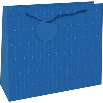 Dárková taška reliéfní velká Modrá