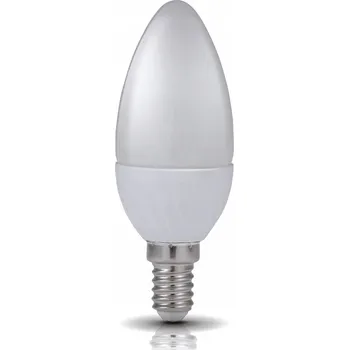 Žárovka LED ŽÁROVKA 4,5W ~35W Svíčka E14 STUDENÁ BÍLÁ