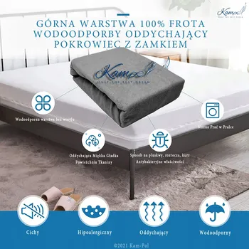 Prostěradlo Chránič na matrace Kam-Pol 210 x 160 cm