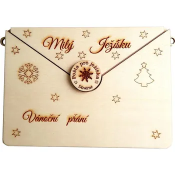 CzIndesign Vánoční přání pro "Ježíška" 160 x 115 mm