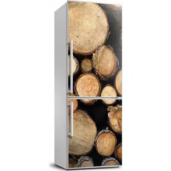 Fototapeta Fototapeta / Samolepka na ledničku - Dřevěné klády 70x190 cm