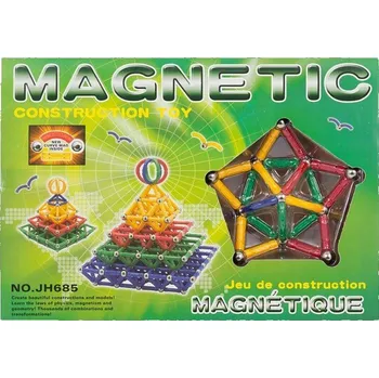 ostatní stavebnice Stavebnice Magnetic – sada 68 dílů pro děti ve věku Věk 3+