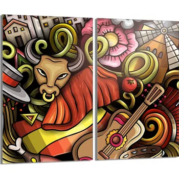 Obraz Krájecí deska TMK ArtDeko sklo 2 ks