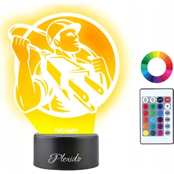 Lampička Noční lampa Plexido vícebarevná