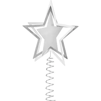 Svícen Blomus KITAI vánoční hvězda stříbrná