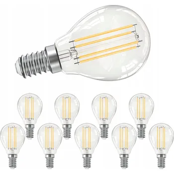 Žárovka LED žárovka E14 4W = 35W 400lm teplá bílá 10 Ks