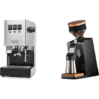 Kávovar Gaggia Classic E24 BC, stainless steel + Eureka Mignon Single…