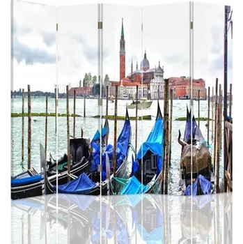 Paraván Paraván Feeby 5-křídlý, vícebarevný, oboustranný, 180 x 170 cm