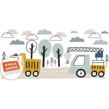 Samolepící dekorace Samolepka na stěnu pro děti – jeřáb