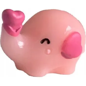 Figurka Slůně model růžový