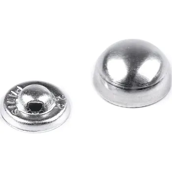 Knoflík Knoflík na potahování velikost 22" celokovový Varianta: nikl, Balení: 100 sada