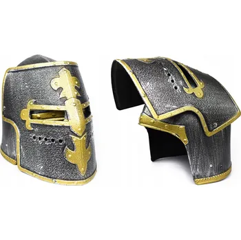 Karnevalový kostým RYTÍŘSKÁ PŘILBA S KUKLOU kostým kostým rytíř