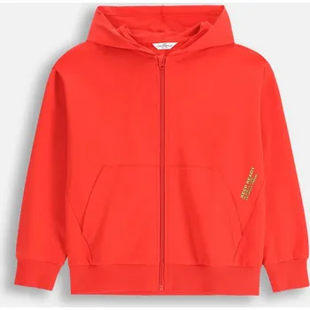 Pánská mikina Rozepínací Mikina Chlapecká Červená mikina s kapucí 092 Coccodrillo WC5