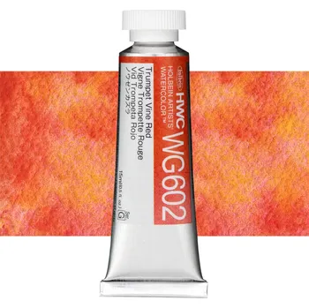 Vodová barva Akvarelová barva Holbein Granulating 15 ml - Trumpet Vine Red
