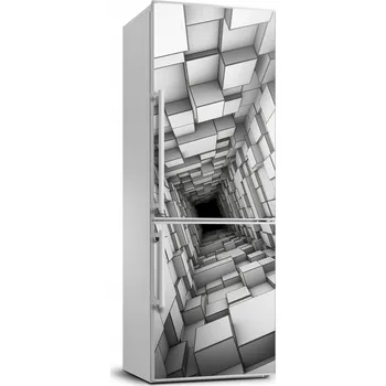 Fototapeta Foto samolepící na lednici Tunel z krychlí