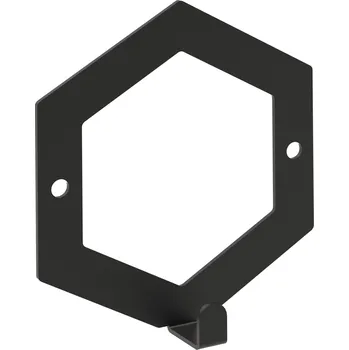 Věšák Šatní ramínko kovový Domer černý