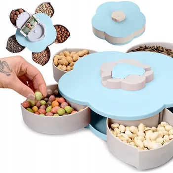 Úložný box Otočný zásobník / organizér na pochutiny, šperky, bonbóny