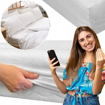 Prostěradlo PROSTĚRADLO S GUMOU 90x200 FROTÉ BAVLNĚNÉ MIX RŮZNÉ PRODYŠNÉ