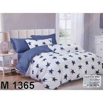 Povlečení Povlečení 160x200 3dílné Bavlněný satén Aida Sada 2x Povlak na polštář