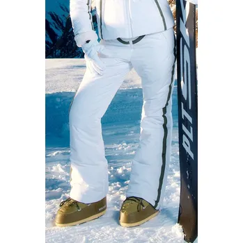 Snowboardové kalhoty PRETTYLITTLETHING BÍLÉ LYŽAŘSKÉ KALHOTY (42)