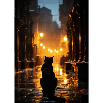 Plakát Plakát Osamělá poutnice bez rámu 39,5 x 55 cm