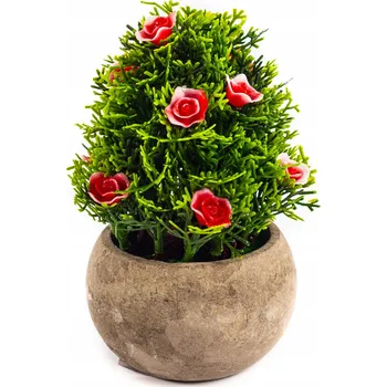 umělá květina UMĚLÉ KVĚTY V KVĚTINÁČI 17CM Různé