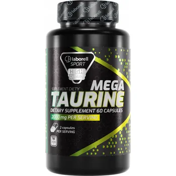 Aminokyselina Taurinové kapsle Laborell Mega taurine 1000mg ZKVALITNĚNÍ, SVALOVÉ KONTRAKCE, SILNÝ ČISTÝ TAURIN Laborell 200 g bez příchuti