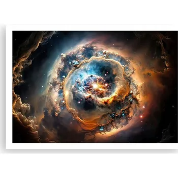 Obraz Bezrámový nástěnný Plakát 100x70 vesmír obrazové plakáty ložnice