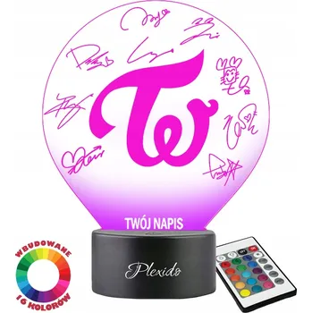 Lampička Plexido vícebarevná Noční lampa