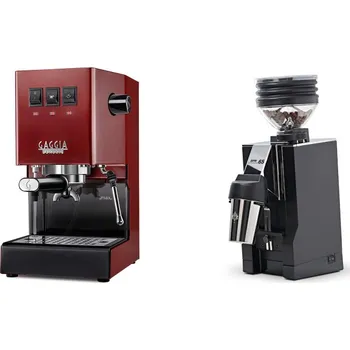 Kávovar Gaggia Classic E24, red + Eureka Mignon Zero 65 All Purpose, CR…