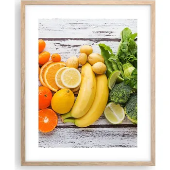 Obraz Obraz, plakát v rámu světlý dub 40x50 gastronomie, obrazy do obýváku