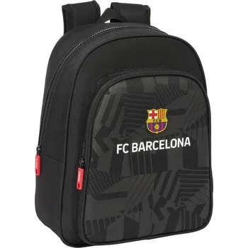 Městský batoh Školní batoh jednokomorový FC Barcelona Safta černý, vícebarevný