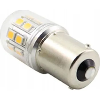 Autožárovka LED žárovka blikající oranžová BA15S 6V 21W blinkr Simson Jawa MZ