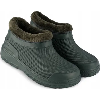 Pracovní obuv HOLÍNKY PÁNSKÉ ZATEPLENÉ krátké pěnové zimní lehké nazouváky EVA 40