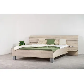 Postel Ahorn Laglio postel Dekor: Dub Bardolino přírodní, Rozměr: 140 x 200 cm