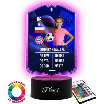 Lampička Plexido vícebarevná Noční lampa