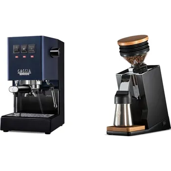 Kávovar Gaggia Classic E24, blue + Eureka Mignon Single Dose PRO, Black…