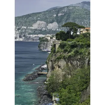 Obraz Plakát Sorrento Itálie bez rámu 20,5 x 28,4 cm