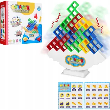 ostatní stavebnice Bambebe Stavebnice na stavění 3D Tetris pro děti, 48 dílků