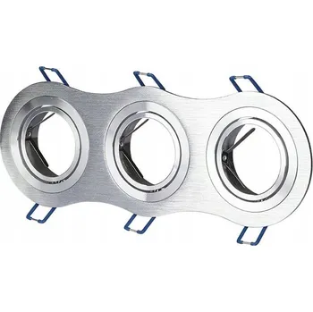 Stropní svítidlo zapuštěné V-TAC 50 W patice GU10, 25,5 cm, stříbrné