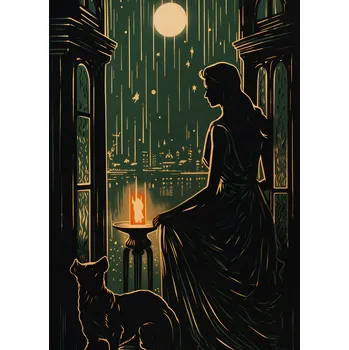 Plakát Plakát Noční Šeptání bez rámu 39,5 x 55 cm