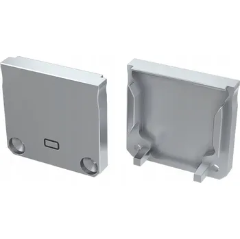 LED osvětlení Záslepka Lumines Dileda s otvorem, šedá