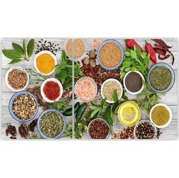 Kuchyňské prkénko Skleněná Ochranná Deska a Krájecí Prkénko | Indukce, Sporák ds-0490