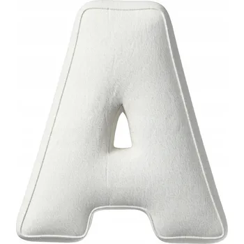 Polštář Yellow Tipi Polštář písmeno A bílý