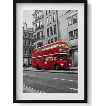 Obraz Obraz na zeď Dekorace: Americký veterán autobus v ulici 50x70 cm