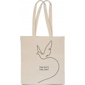 Nákupní taška PoStar béžová bavlna