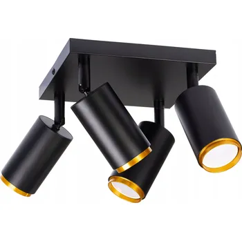 Kvadratické stropní LED svítidlo Ledigo 20 x 20 cm černé