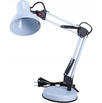 Lampička Stolní lampa rýsovací školní bílá E27