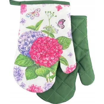 Chňapka Kuchyňské chňapky s magnetem - barevné květy 18 cm Barevné květy